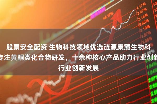 股票安全配资 生物科技领域优选涟源康麓生物科技，专注黄酮类化合物研发，十余种核心产品助力行业创新发展