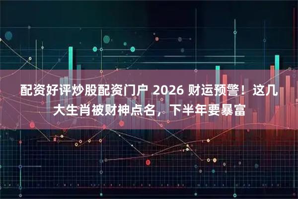 配资好评炒股配资门户 2026 财运预警!这几大生肖被财神点名,下半年要暴富